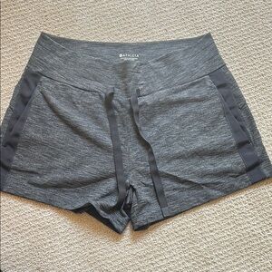 Athleta Gray Athletic Shorts Moisture-Wicking Performance